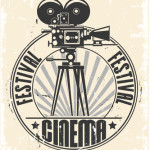 Cinema festival stamp