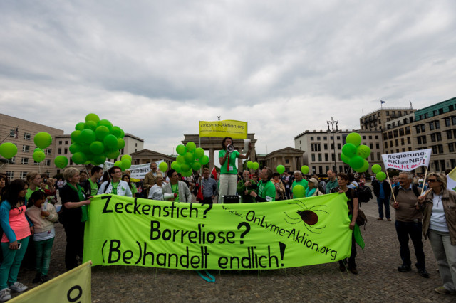 Borreliose Demonstration Mai 2013 in Berlin